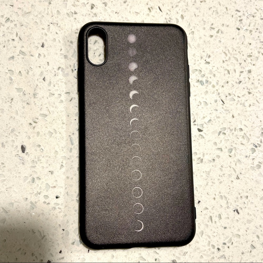 iPhone 10x max Moon Shaped phone case (New )